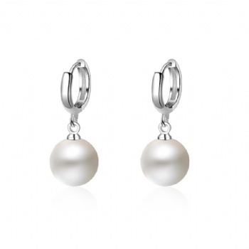 Sterling silver pearl earrings YEH014