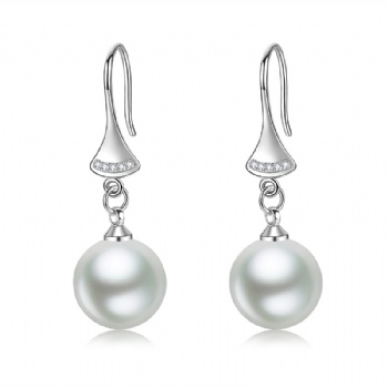 Sterling silver pearl earrings YEH110