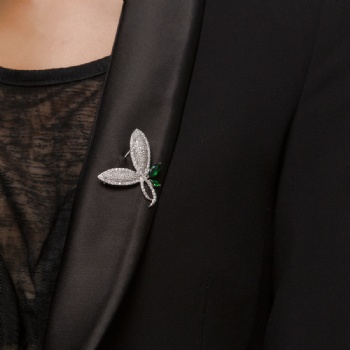 Cubic Zircon Brooch BR052