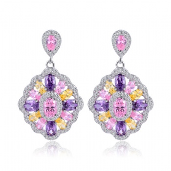 Luxury Cubic Zircon Earrings E1197