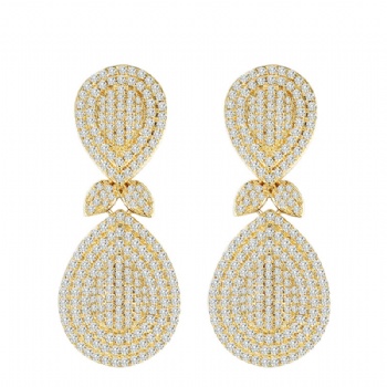 Cubic Zircon Earrings E1205