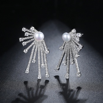 Bridal-jewelry-Cubic-Zircon-Earrings-E1449
