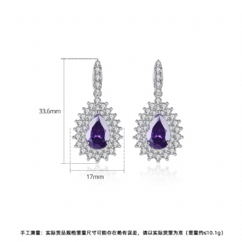 Bridal-jewelry-Cubic-Zircon-Earrings-E1461