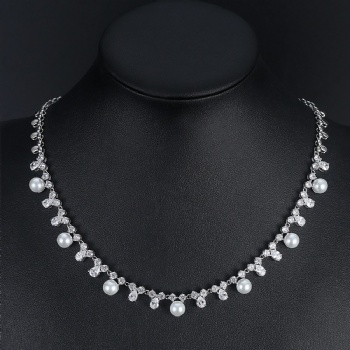 Bridal-Cubic-Zircon-Necklace-N1297
