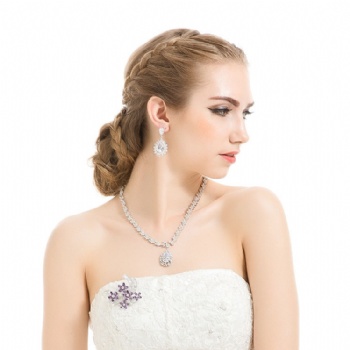 Bridal-Cubic-Zircon-Necklace-N1315