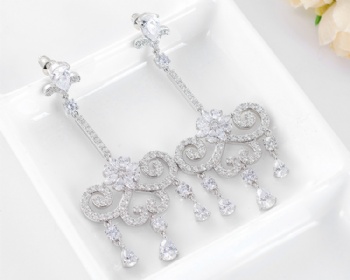 Bridal-jewelry-Cubic-Zircon-Earrings-E1485