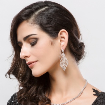 Bridal-jewelry-Cubic-Zircon-Earrings-E1486