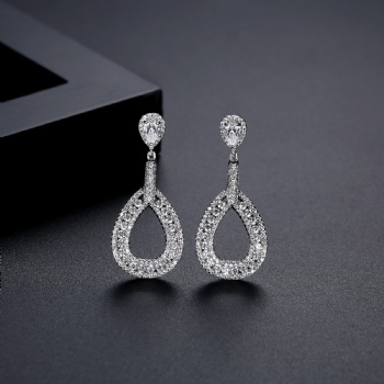 Bridal-jewelry-Cubic-Zircon-Earrings-E1487
