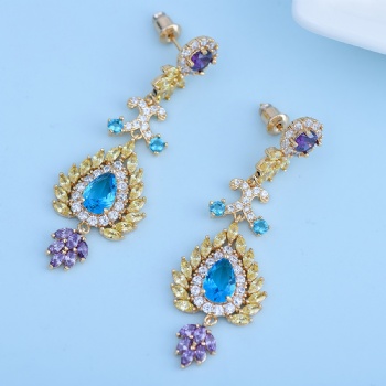 Bridal-jewelry-Cubic-Zircon-Earrings-E1538