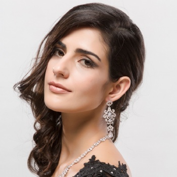 Bridal-jewelry-Cubic-Zircon-Earrings-E1541