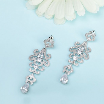 Bridal-jewelry-Cubic-Zircon-Earrings-E1541