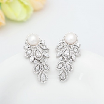 Bridal-jewelry-Cubic-Zircon-Earrings-E1545