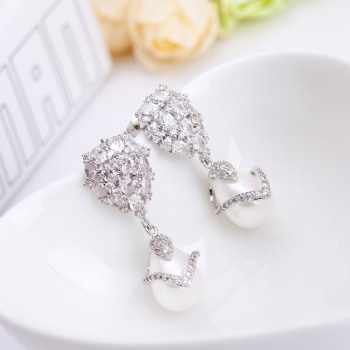 Bridal-jewelry-Cubic-Zircon-Earrings-E1547