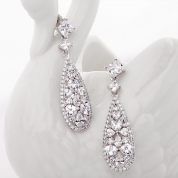 Bridal-jewelry-Cubic-Zircon-Earrings-E1554