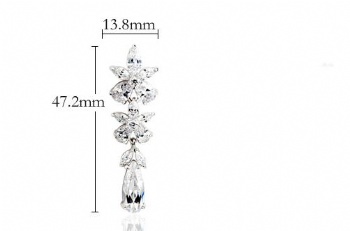Bridal-jewelry-Cubic-Zircon-Earrings-E1558