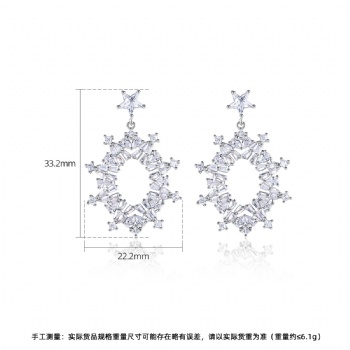 Bridal-jewelry-Cubic-Zircon-Earrings-E1574