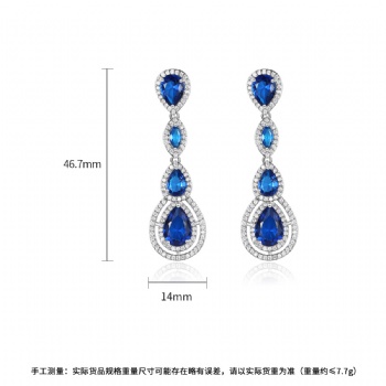 Bridal-jewelry-Cubic-Zircon-Earrings-E1586
