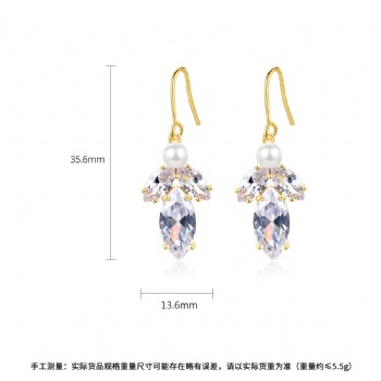 Bridal-jewelry-Cubic-Zircon-Earrings-E1593