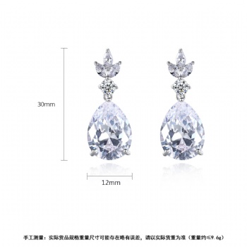 Bridal-jewelry-Cubic-Zircon-Earrings-E1594