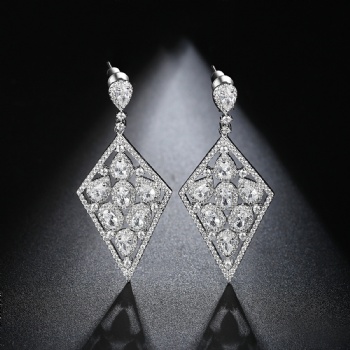 Bridal-Jewelry-Cubic-Zircon-Earrings-E1635