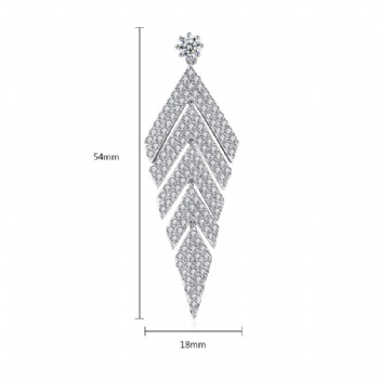 Bridal-Jewelry-Cubic-Zircon-Earrings-E1634
