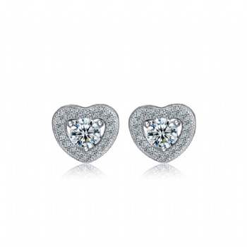Sterling silver pearl earrings SE136