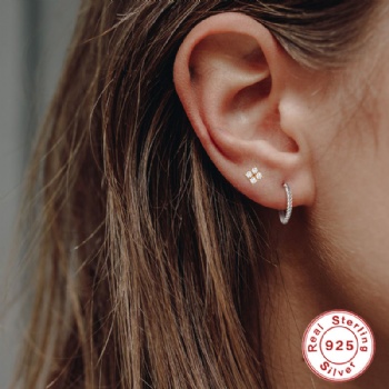 Fashion-Sterling-Silver--Earrings--NE85