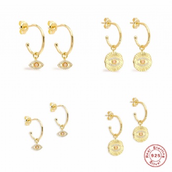 Fashion-Sterling-Silver--Earrings--NE89