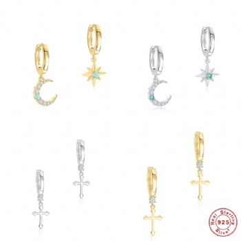 Fashion-Sterling-Silver--Earrings--NE73