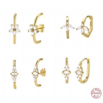 Fashion-Sterling-Silver--Earrings--NE91