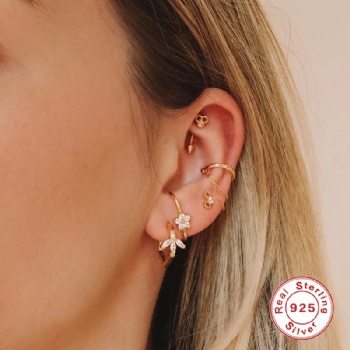 Fashion-Sterling-Silver--Earrings--NE91