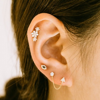 Fashion-Sterling-Silver--Earrings--NE93
