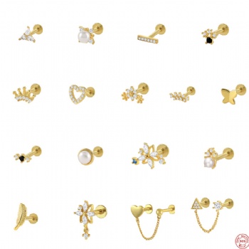 Fashion-Sterling-Silver--Earrings--NE93