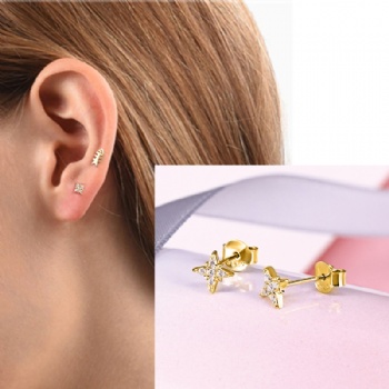 Fashion-Sterling-Silver--Earrings--NE111