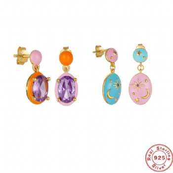 Fashion-Sterling-Silver--Earrings--NE120