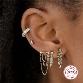 Fashion-Sterling-Silver--Earrings--NE121