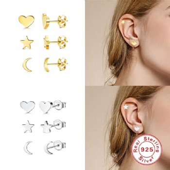 Fashion-Sterling-Silver--Earrings--NE80