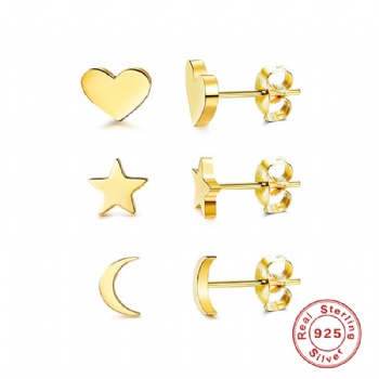 Fashion-Sterling-Silver--Earrings--NE80