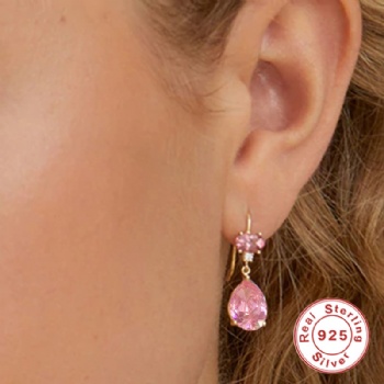 Fashion-Sterling-Silver--Earrings--NE81
