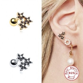 Fashion-Sterling-Silver- Earrings -NE51