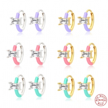Fashion-Sterling-Silver- Earrings -NE54