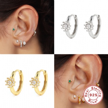 Fashion-Sterling-Silver- Earrings -NE55