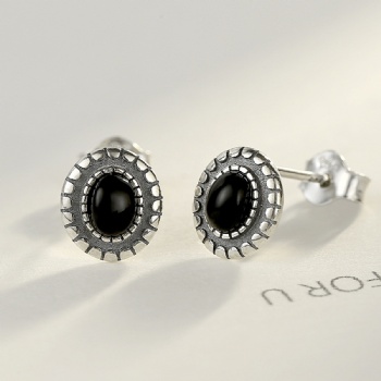 925 thai silver earring TS0206