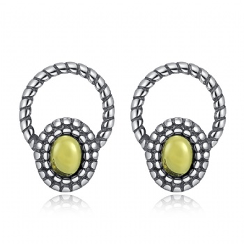 925 thai silver earring TS0207