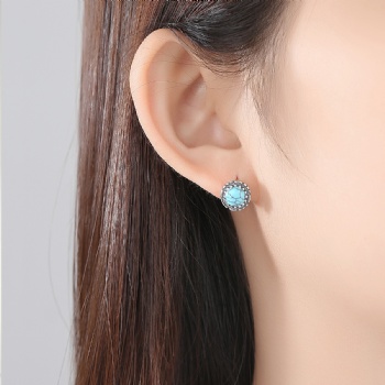 925 thai silver earring TS0209