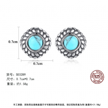 925 thai silver earring TS0210