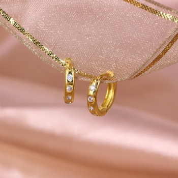 fashion-sterling-silver-hoop-earrings-Hoop NE2307