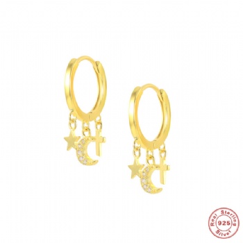 Fashion-Sterling-Silver-  Earrings  -NE2364
