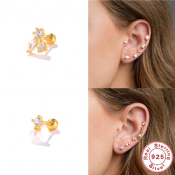 Fashion-Sterling-Silver-  Earrings  -NE2366