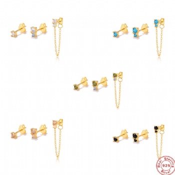 Fashion-Sterling-Silver-  Earrings  -NE2369